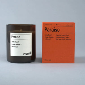 Paraíso Scented Candle - Tonka Bean / Orange Blossom / Cedarwood