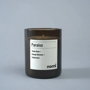 Paraíso Scented Candle - Tonka Bean / Orange Blossom / Cedarwood