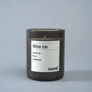 White Isle Scented Candle - Mission Fig / Plum / Sandalwood