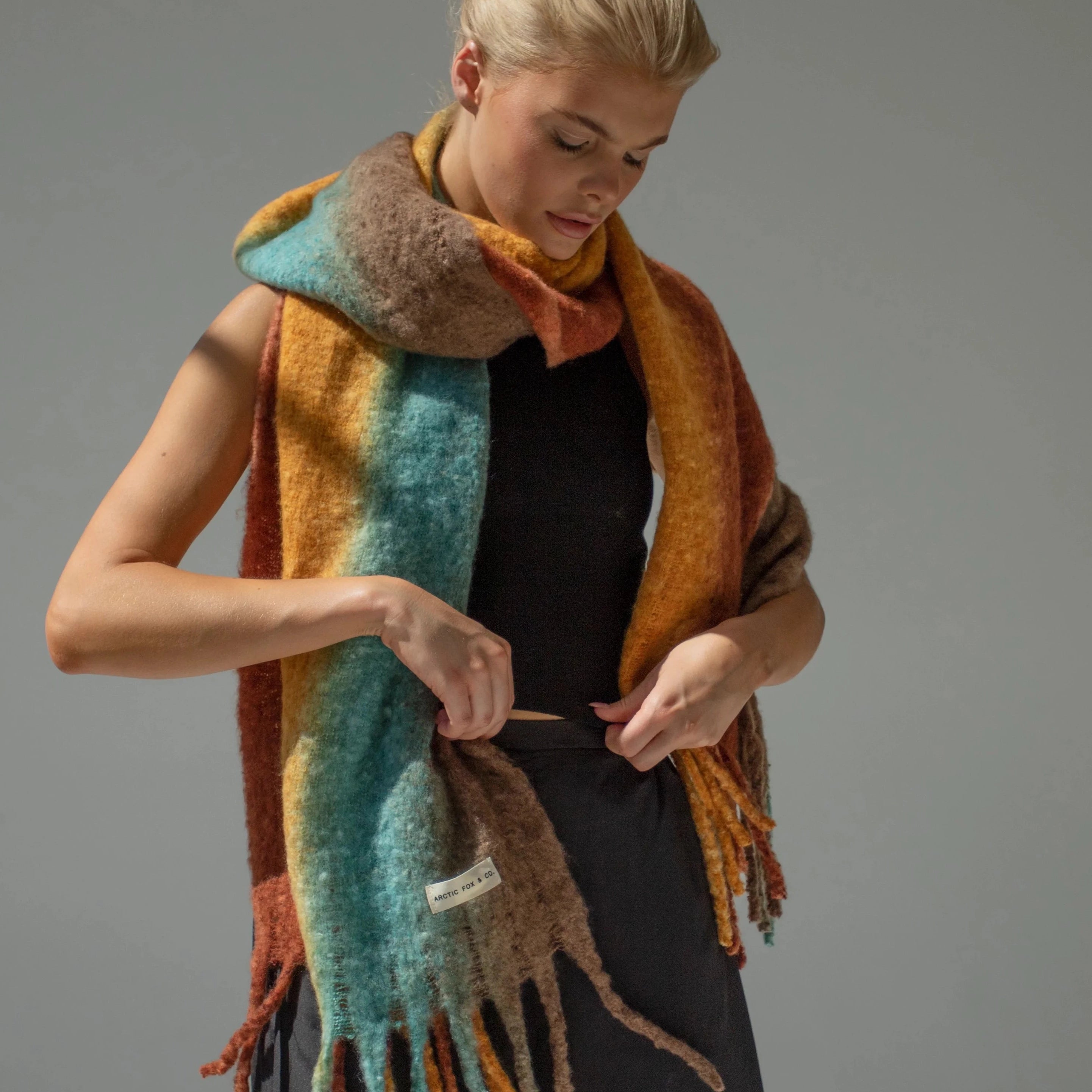 The Reykjavik Scarf - Icelandic Dawn