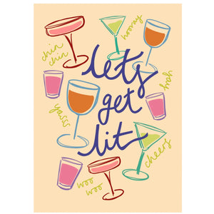 Let's Get Lit Card