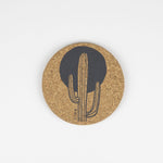 Load image into Gallery viewer, Organic Cork Coaster - Cactus
