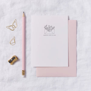 Sending Lots of Love Floral Card