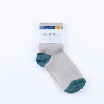 Load image into Gallery viewer, Elsie Merino Socks - natural / blueberry
