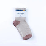 Load image into Gallery viewer, Elsie Merino Socks - natural / tea rose
