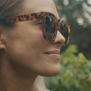 Marais X Recycled Plastic Sunglasses - Leopard