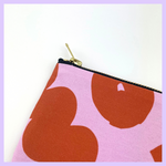 Load image into Gallery viewer, Love Ochre + Pink Pouch

