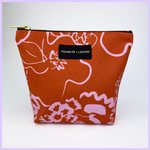 Load image into Gallery viewer, Spring Ochre + Pink Make Up Bag
