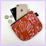 Load image into Gallery viewer, Spring Ochre + Pink Pouch
