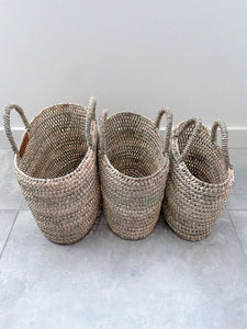 Oval Open Weave Basket - small / medium / large