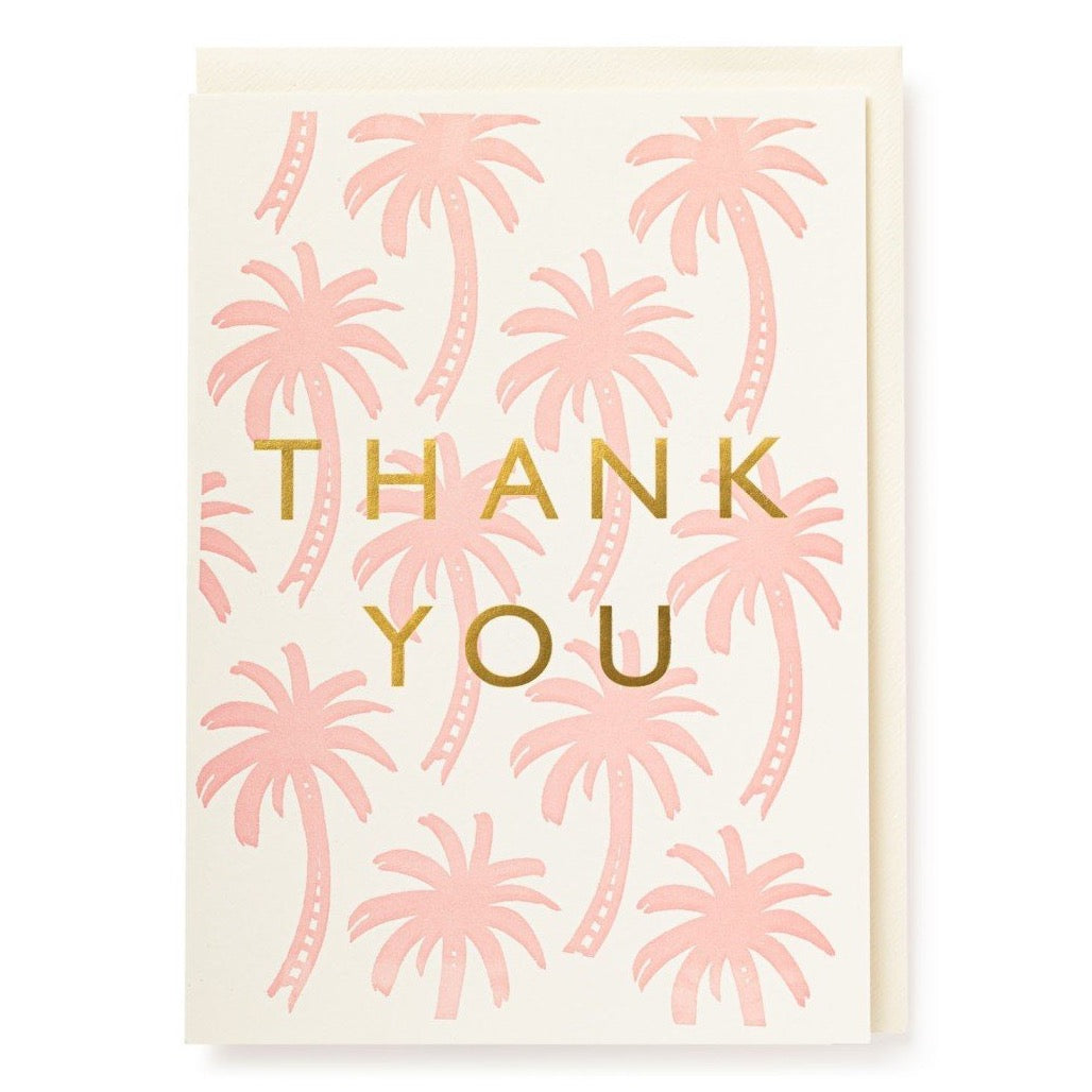 Palm Tree 'Thank You' Card
