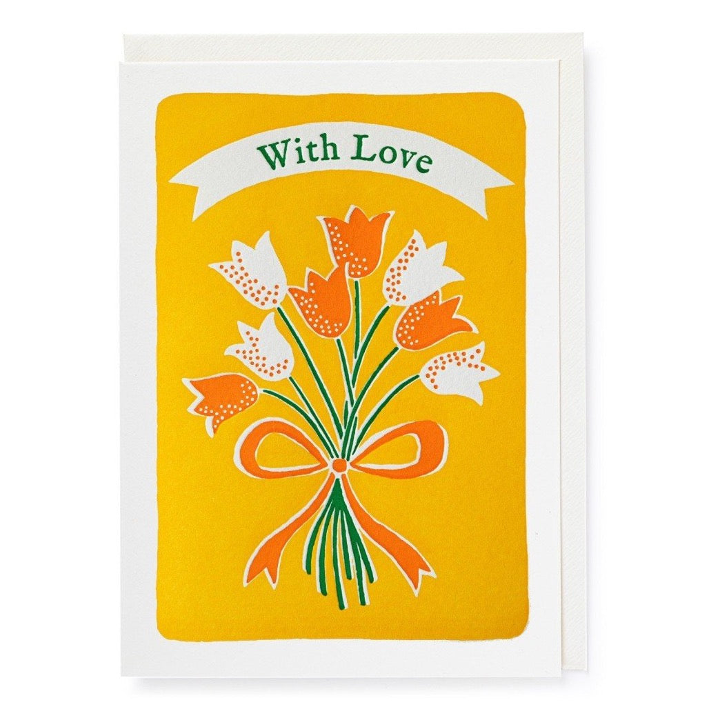 Tulip ' With Love' Thank You Card