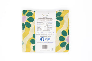 Wavy Daisy Reusable Bag - medium