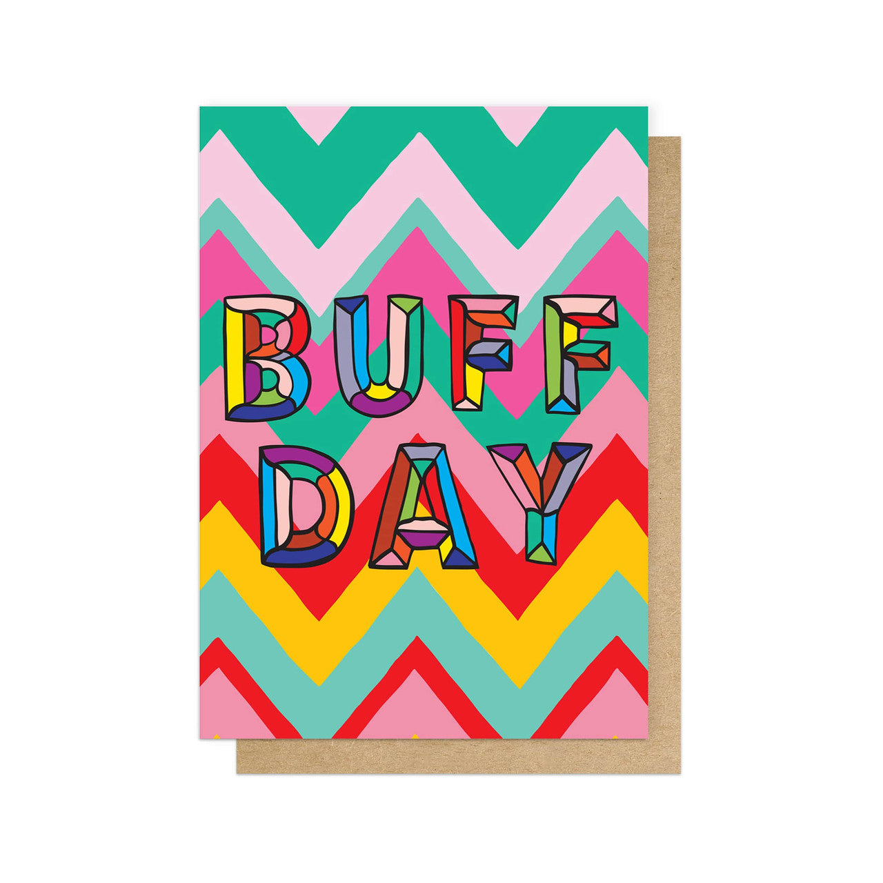 Buff Day Greeting Card