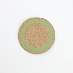 Load image into Gallery viewer, Organic Cork Coaster - Sage Green
