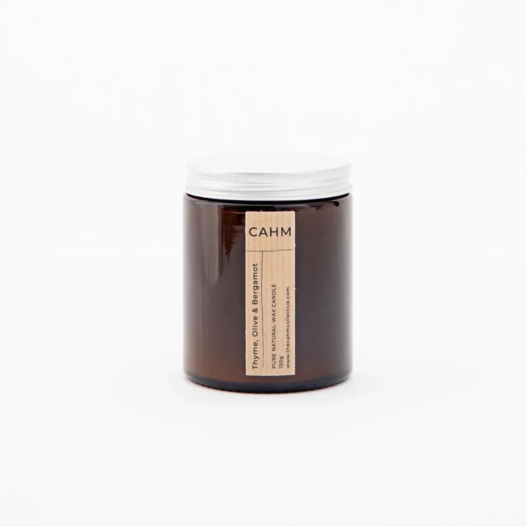 Thyme, Olive & Bergamot Amber Jar Candle