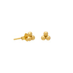Load image into Gallery viewer, Mini Trio Stud Earrings - gold / silver
