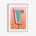 Load image into Gallery viewer, This Way To The Disco Print
