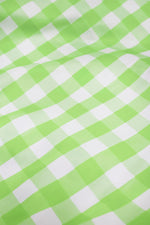 Load image into Gallery viewer, Lime Green Gingham Tote
