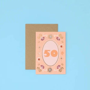 50th Birthday Card