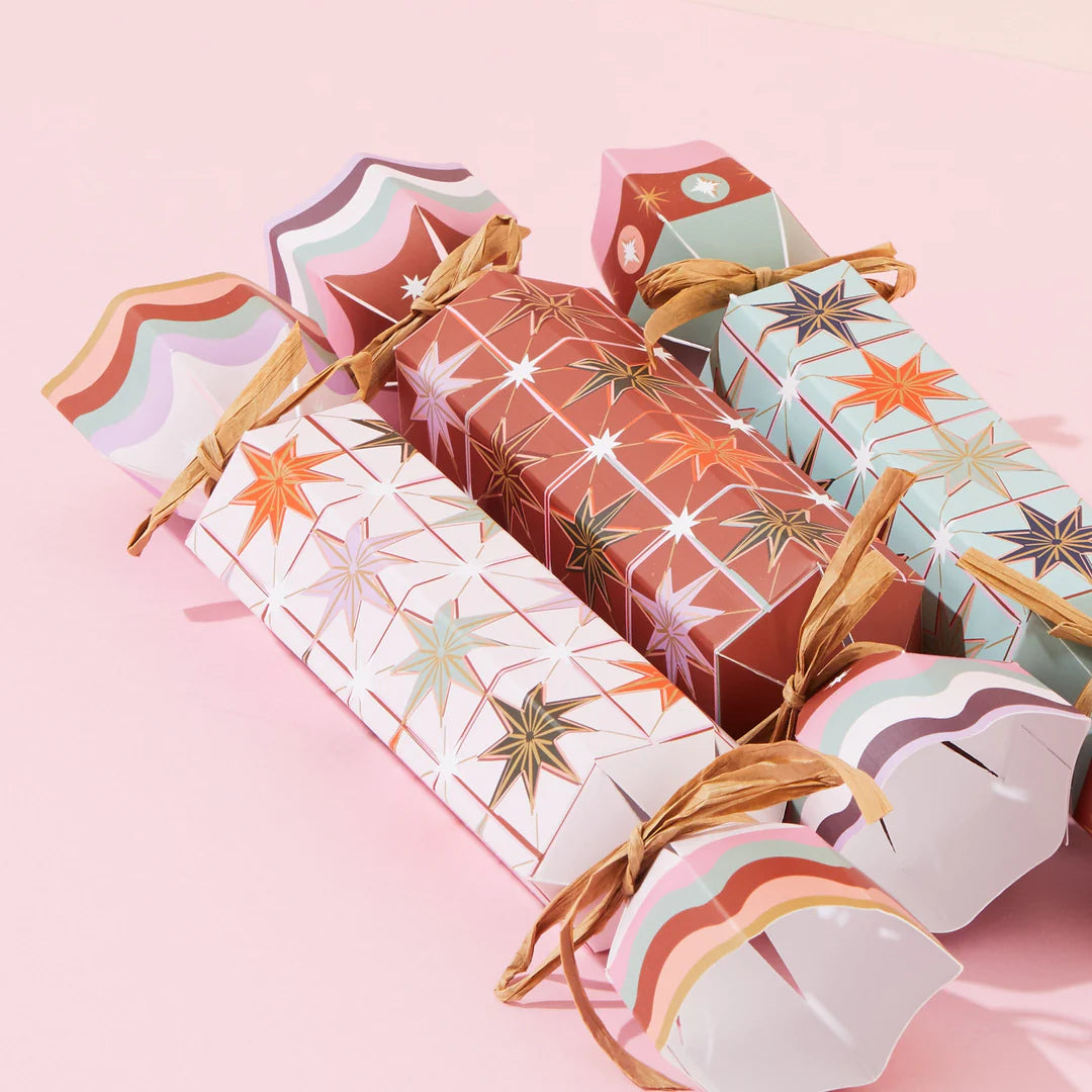 Christmas Cracker Kit - fill your own cracker - Set of 6 ('star')