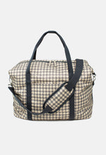 Load image into Gallery viewer, Weekender Dogtooth Cream &amp; Grey

