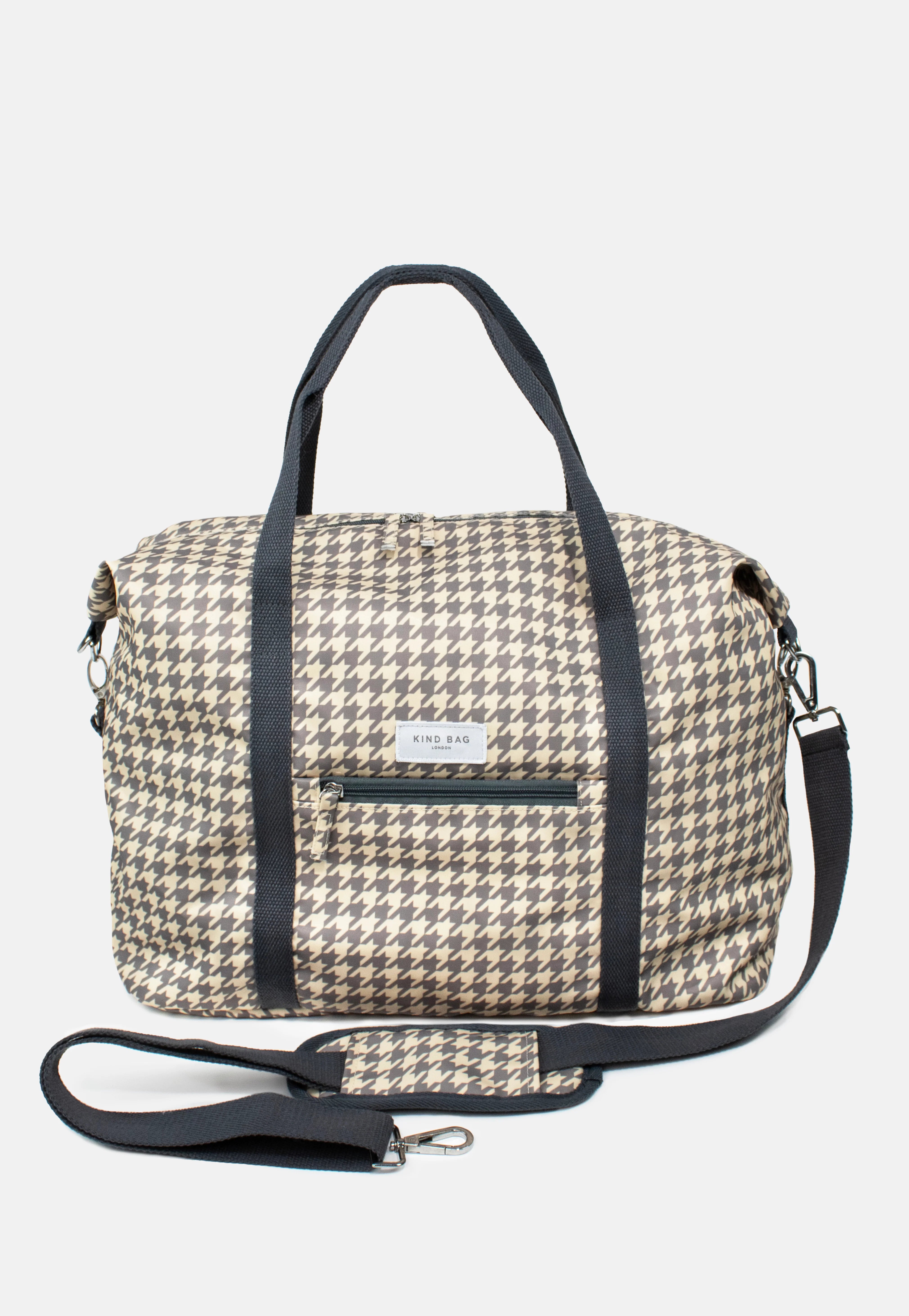 Weekender Dogtooth Cream & Grey