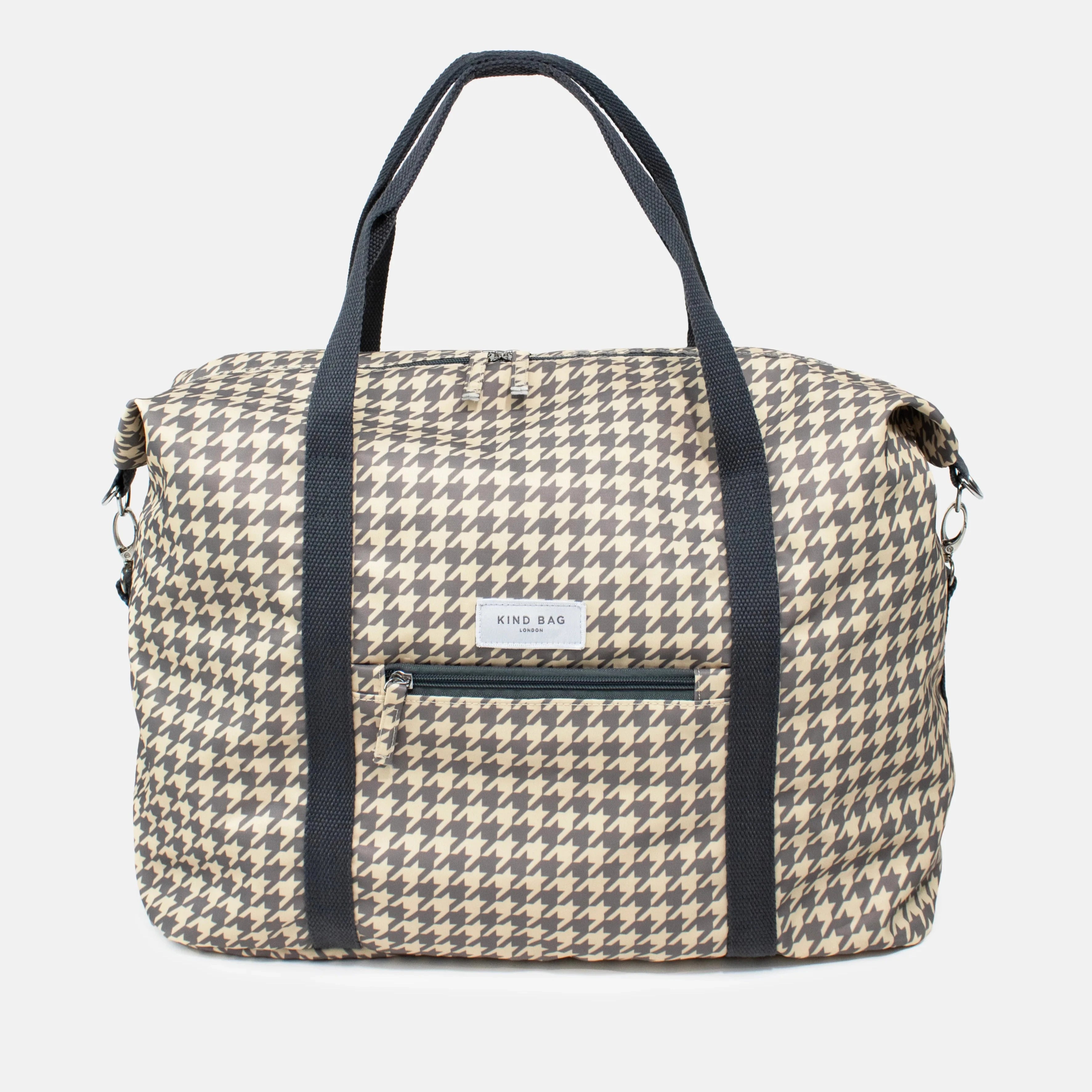 Weekender Dogtooth Cream & Grey