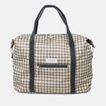 Load image into Gallery viewer, Weekender Dogtooth Cream &amp; Grey
