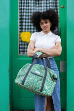 Load image into Gallery viewer, Weekender Bag - Abstract Flowers

