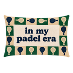 Load image into Gallery viewer, 'In My Padel Era' Needlepoint Cushion
