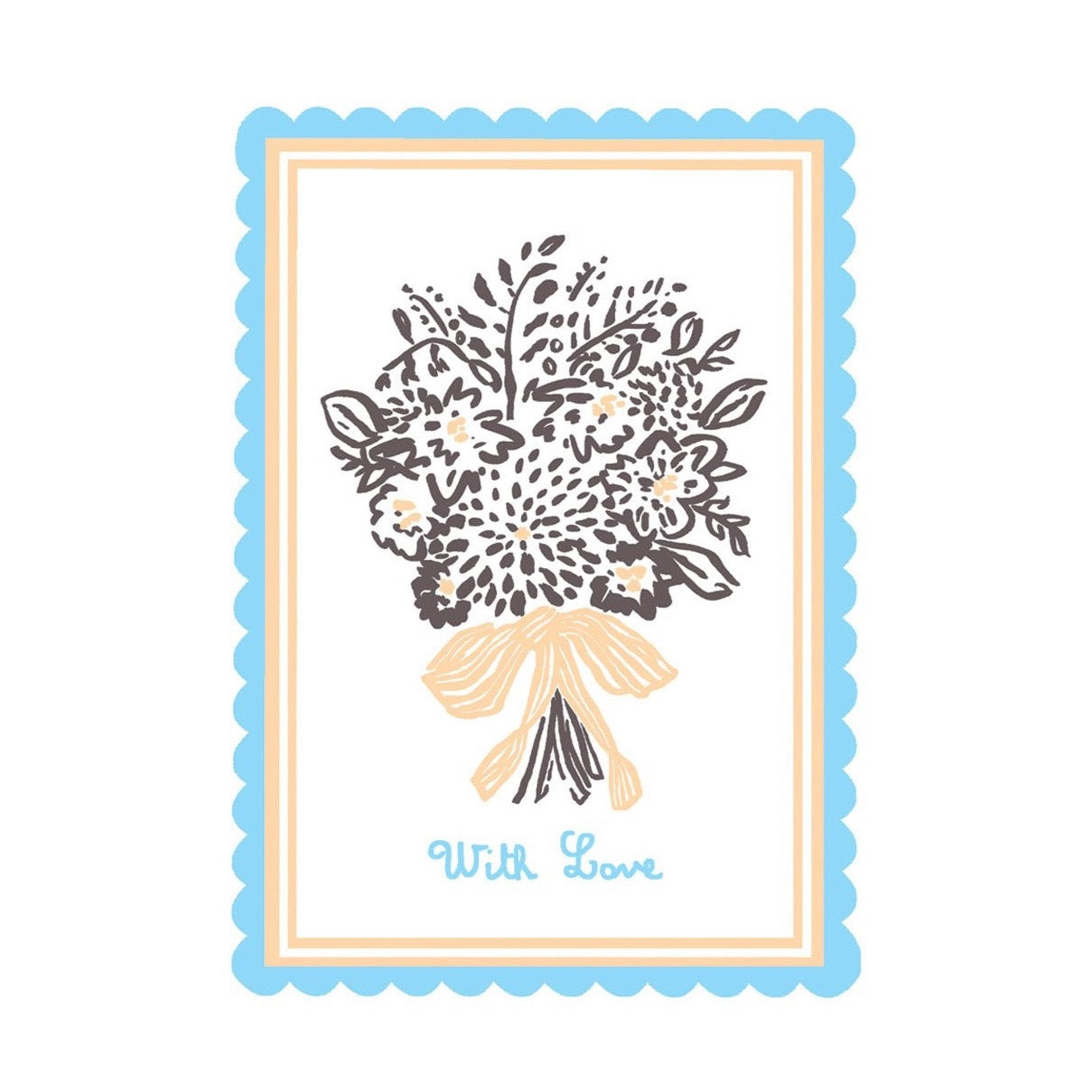 With Love Greeting Card