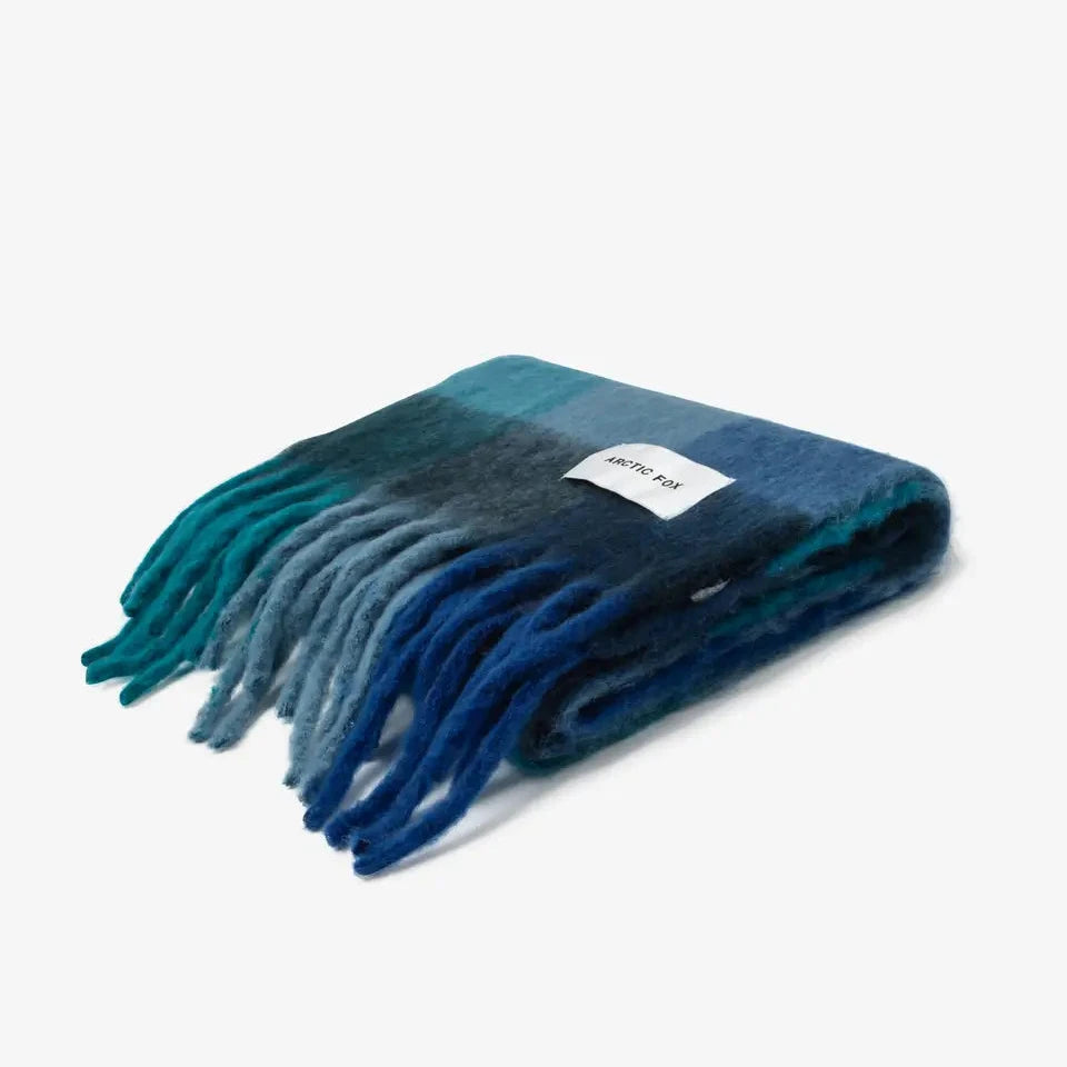 The Reykjavik Scarf - Blue Check