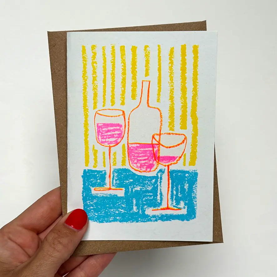 Wine Celebration Greeting Card