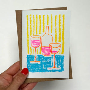 Wine Celebration Greeting Card