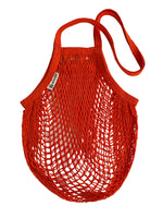 Load image into Gallery viewer, Long Handled Organic Cotton String Bag - various colours
