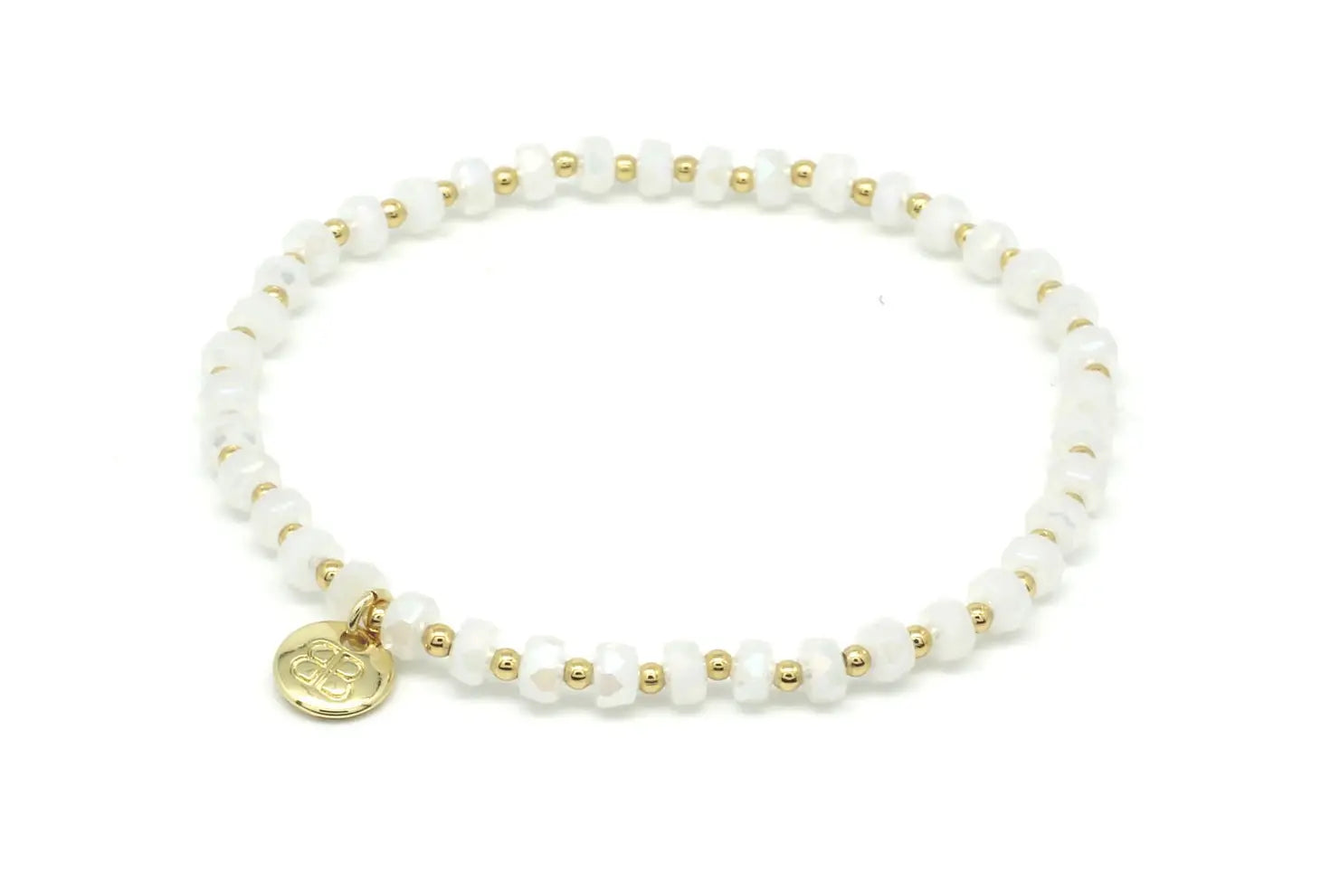Prunus White & Gold Bracelet