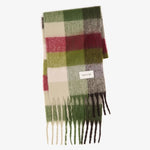 Load image into Gallery viewer, The Reykjavik Scarf - Mossy Green Check
