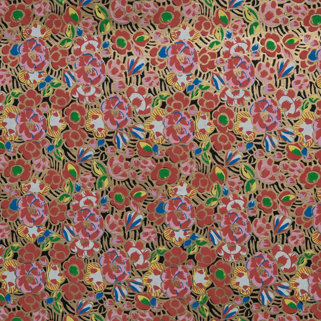 Pink Floral Bottle Gift Bag