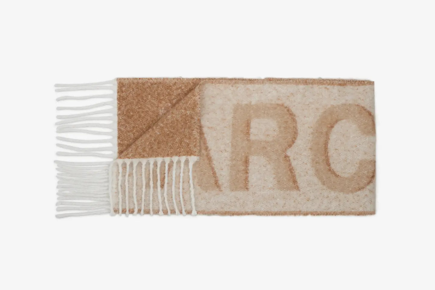 Arctic Fox Logo Scarf - off white / beige