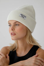Load image into Gallery viewer, Recycled Bottle Beanie - Winter White
