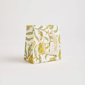 Sunshine Hand Block Printed Gift Bag - small / medium / large