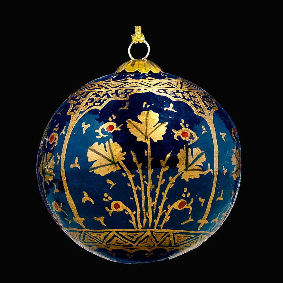 Navy Chinar Temple Christmas Tree Decoration