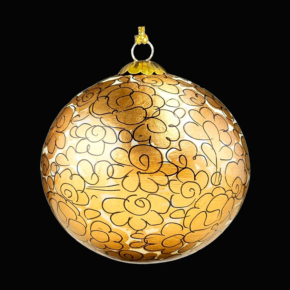 Gold Enchanted Christmas Tree Decoration