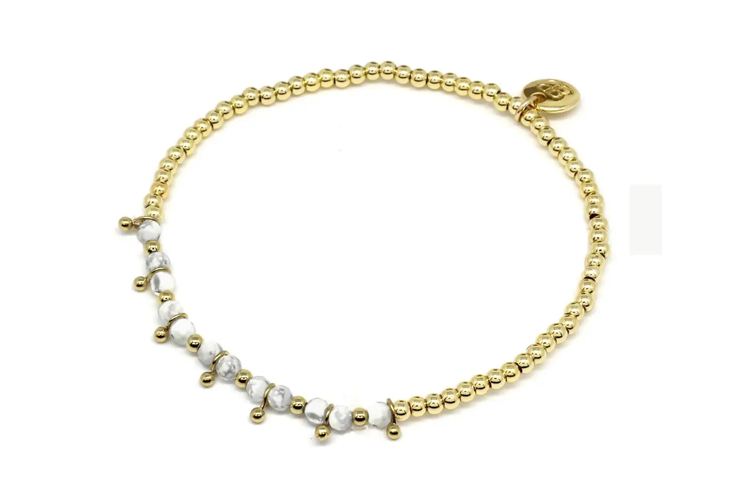 Rio Salade White & Gold Bracelet