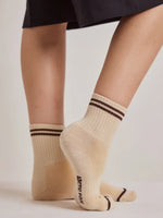 Load image into Gallery viewer, Shortie Everyday Sock - Chalk
