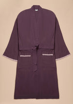 Load image into Gallery viewer, Cotton &amp; Linen Robe - fig
