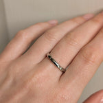 Load image into Gallery viewer, Silver Scallop Ring
