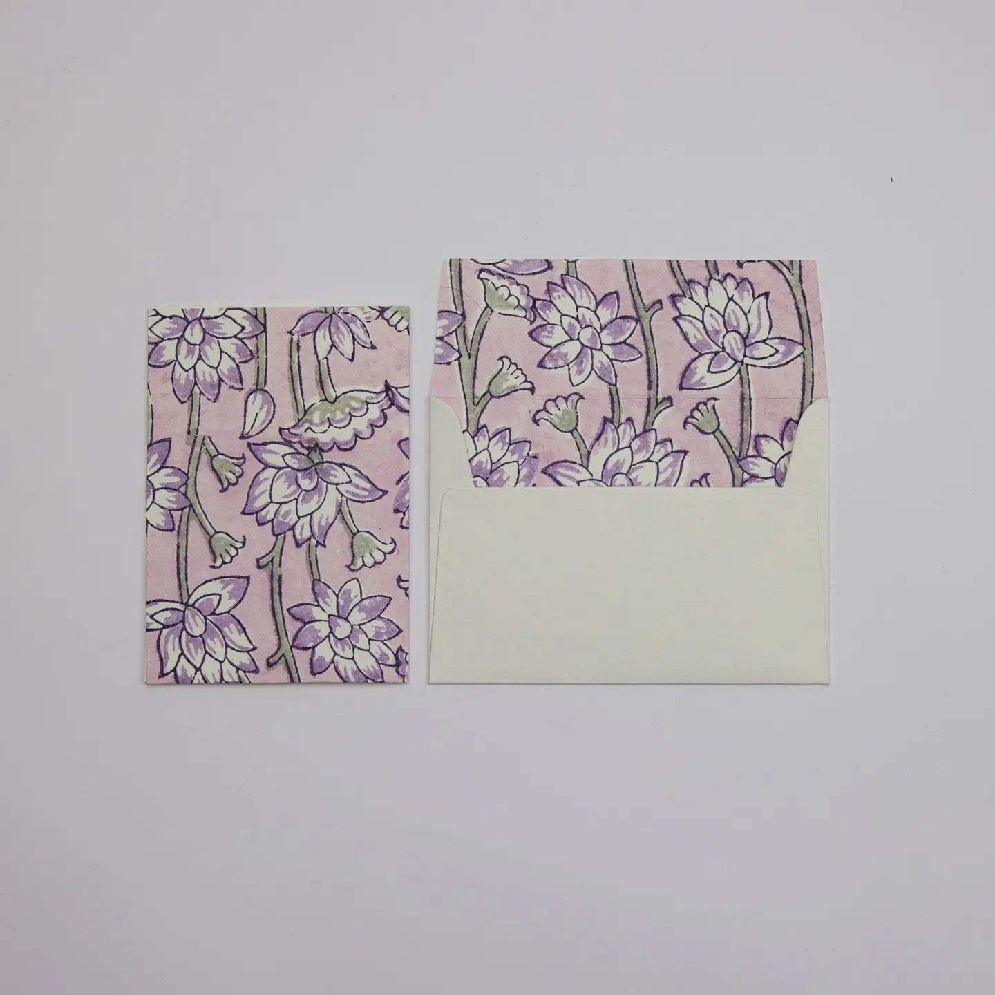 Lotus Lavender Card