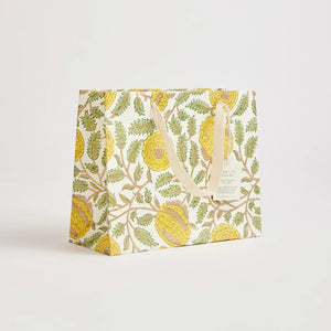 Sunshine Hand Block Printed Gift Bag - small / medium / large